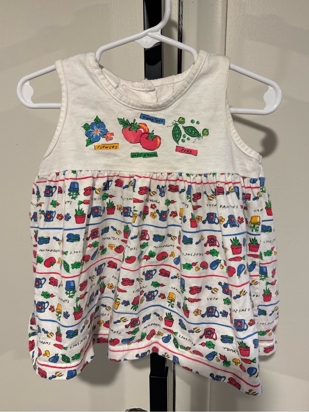 Infant Baby B’gosh Vegetable Dress Rare Vintage Gardening
